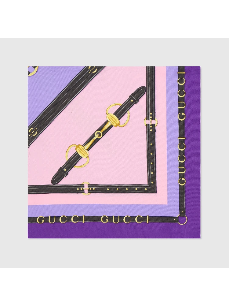 "Heritage" scarf in silk alternative