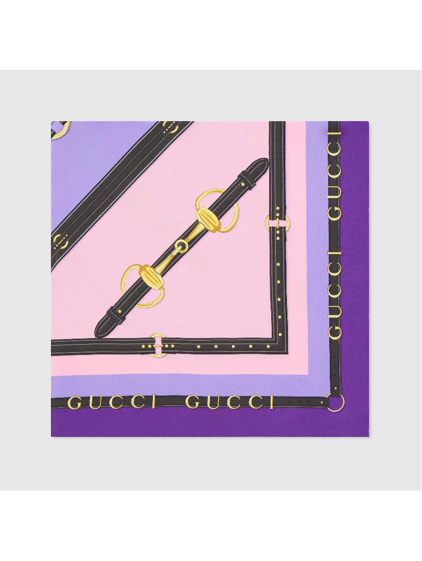 "Heritage" scarf in silk