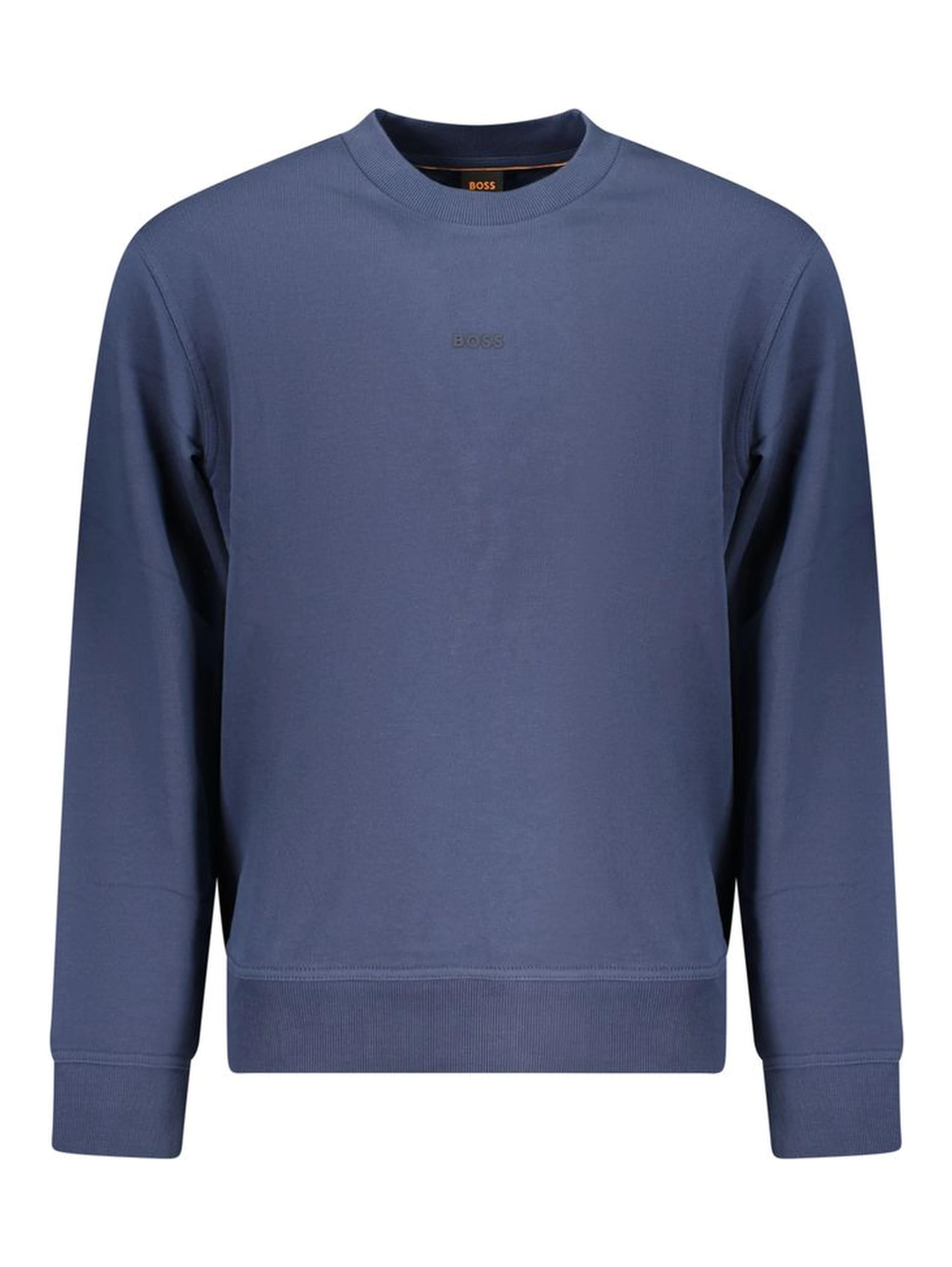 Blue Cotton Men Sweater