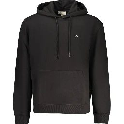Black Cotton Men's Sweatshirt