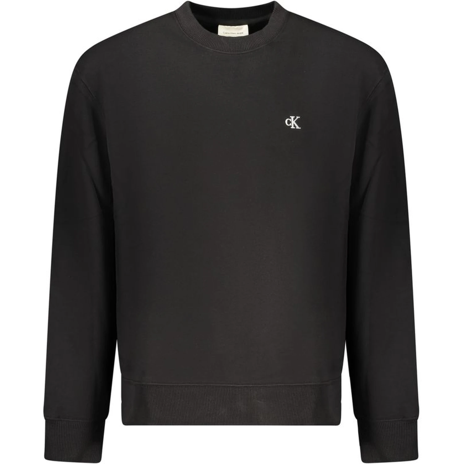 Black Cotton Men's Sweatshirt