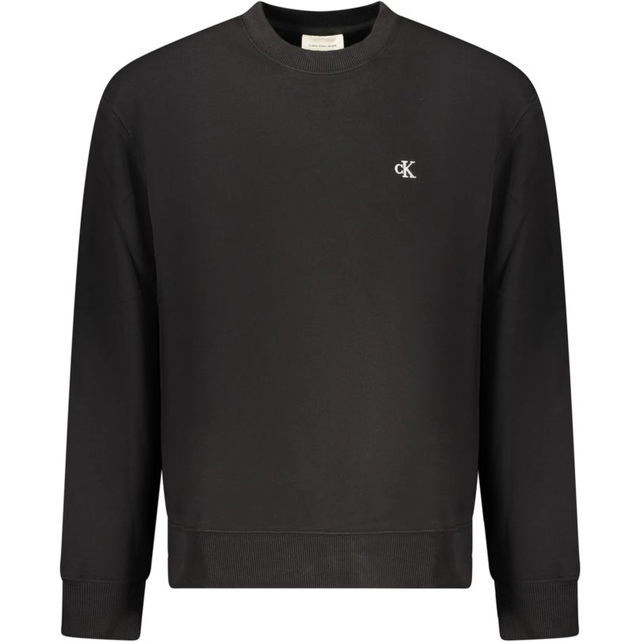 Black Cotton Men's Sweatshirt