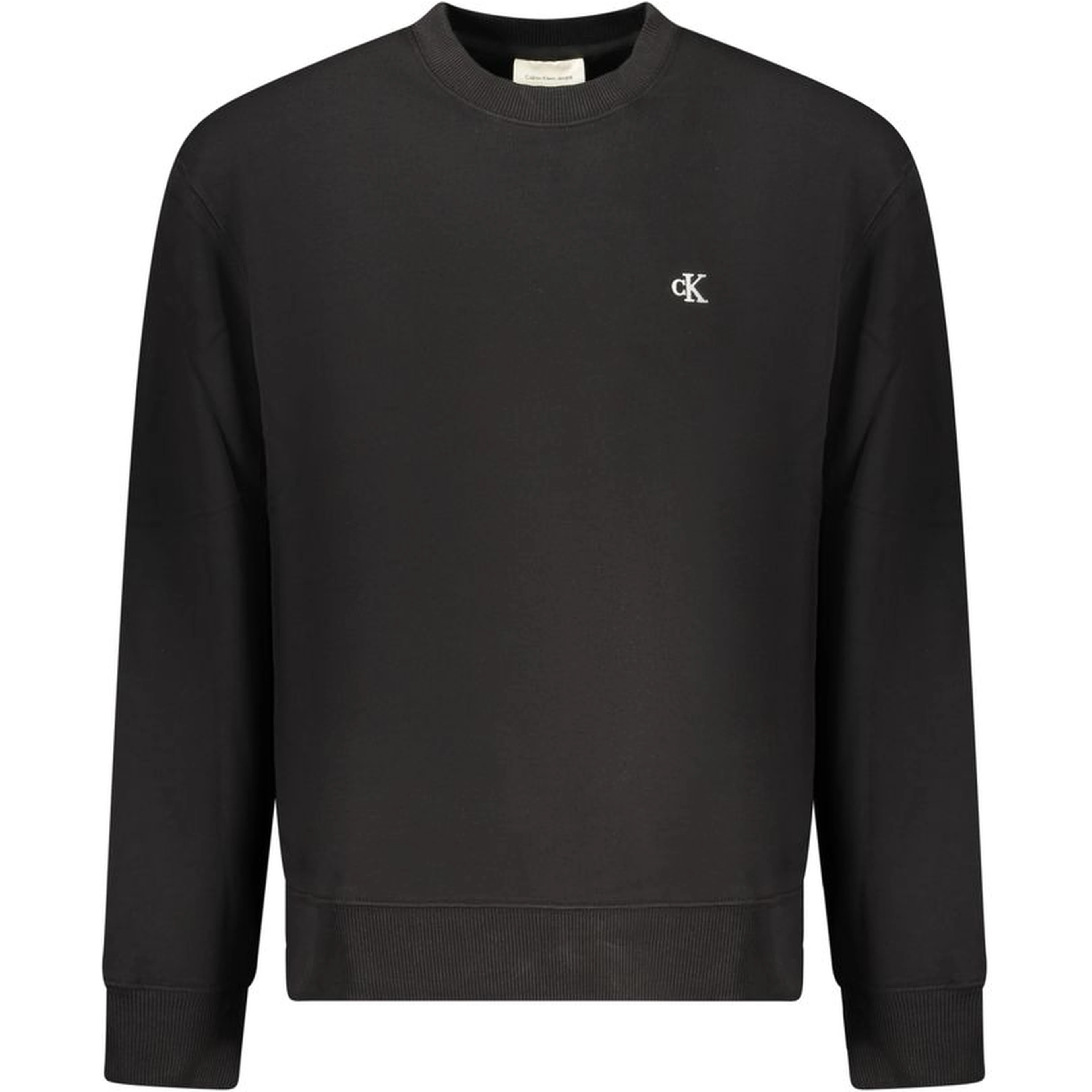Black Cotton Men's Sweatshirt