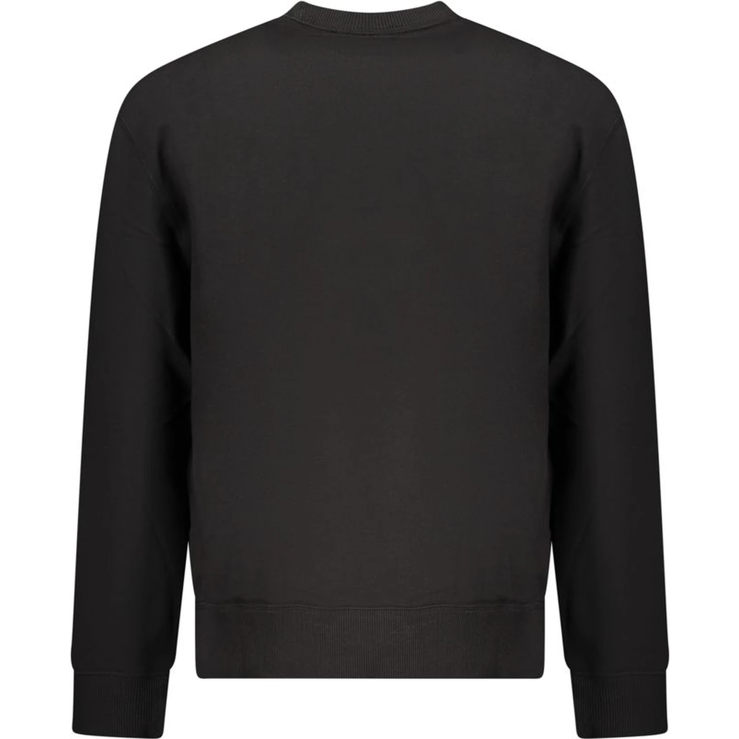 Black Cotton Men's Sweatshirt