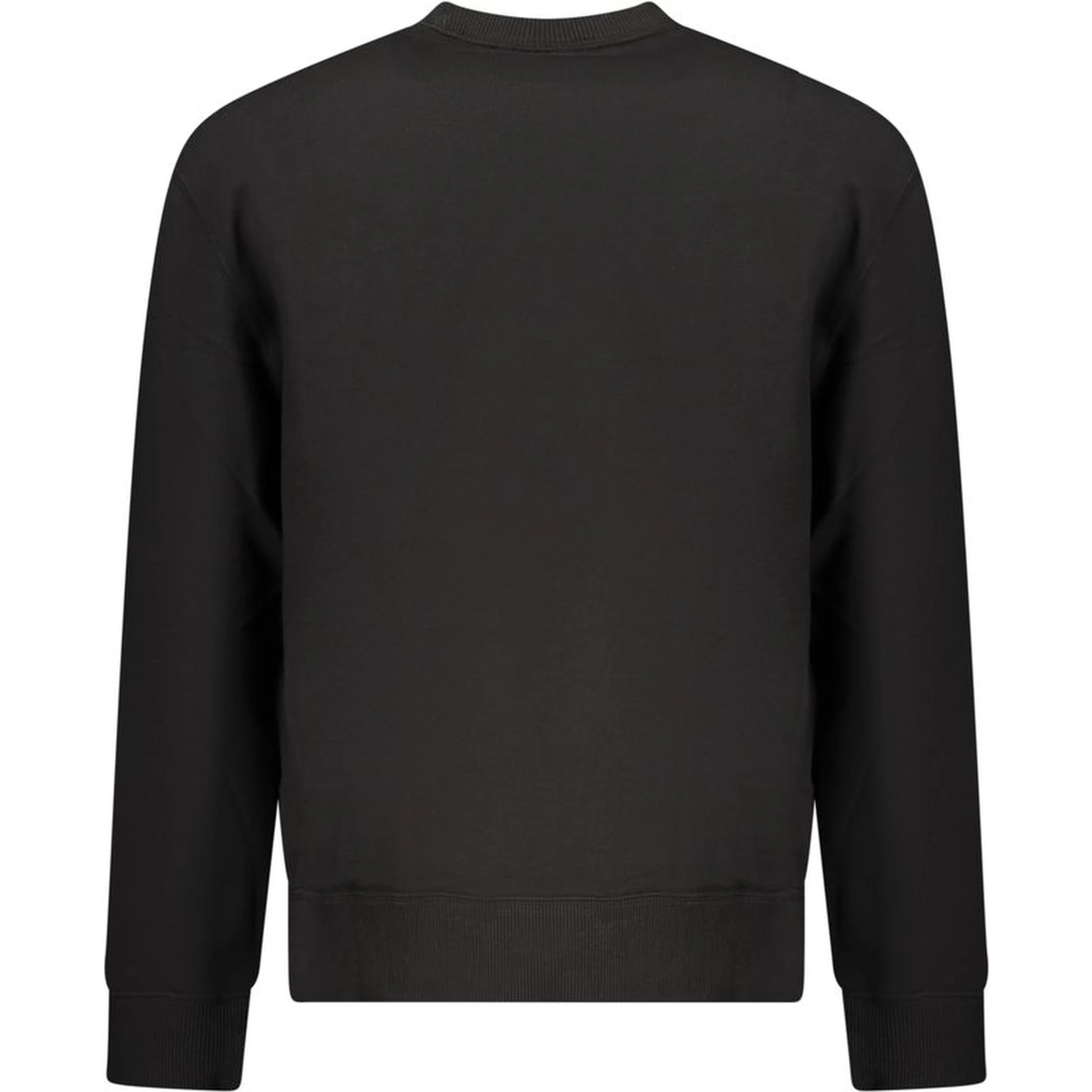 Black Cotton Men's Sweatshirt