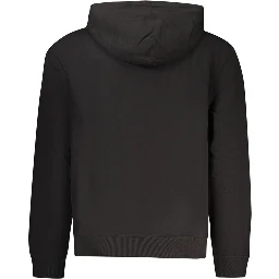 Black Cotton Men's Sweatshirt