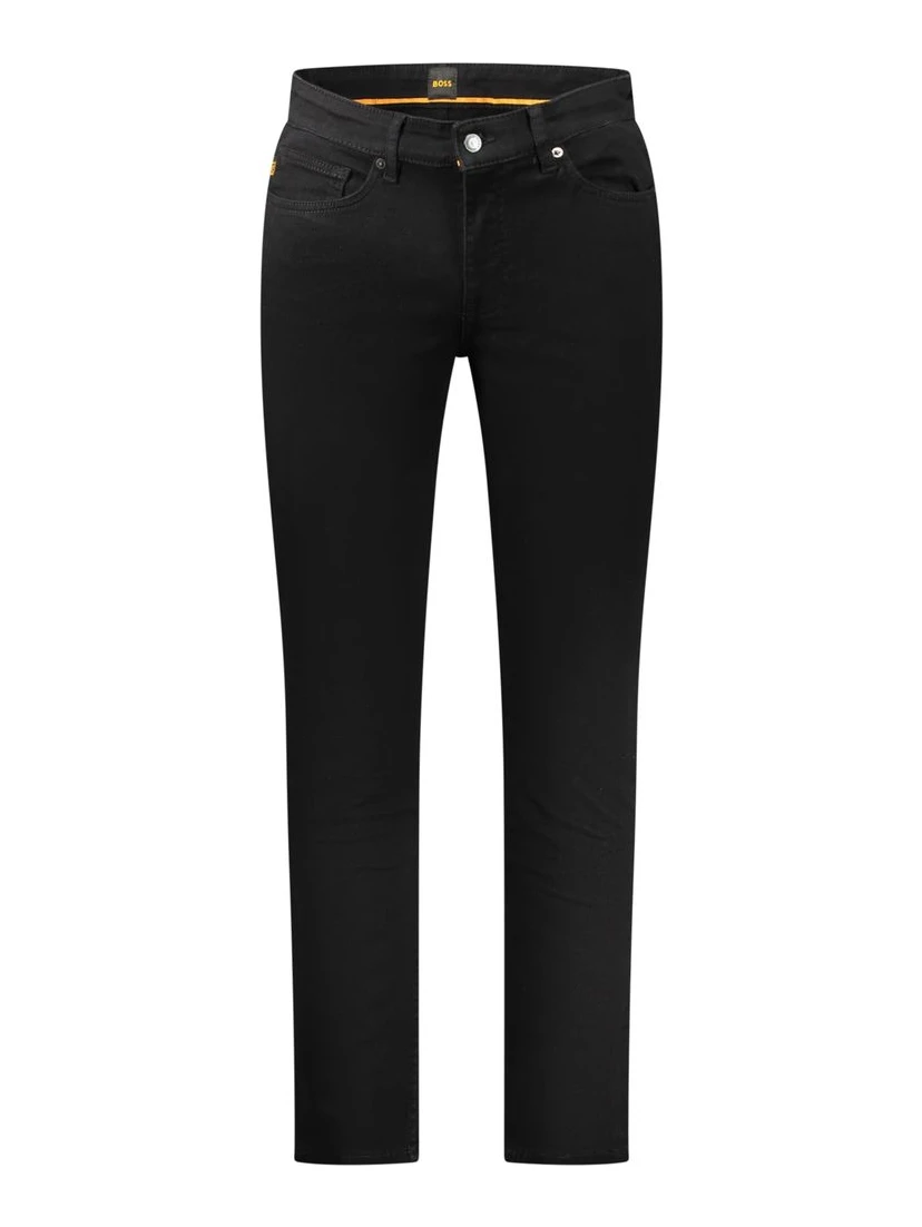 Black Cotton Men Jeans
