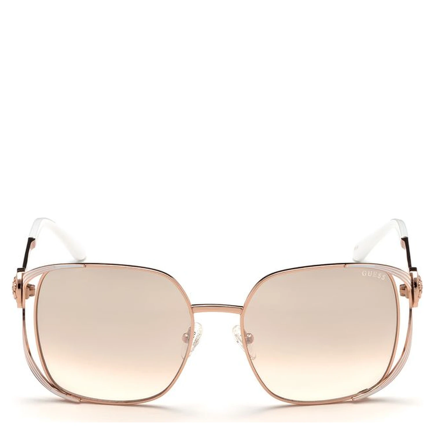 Rose Gold Metal Sunglasses