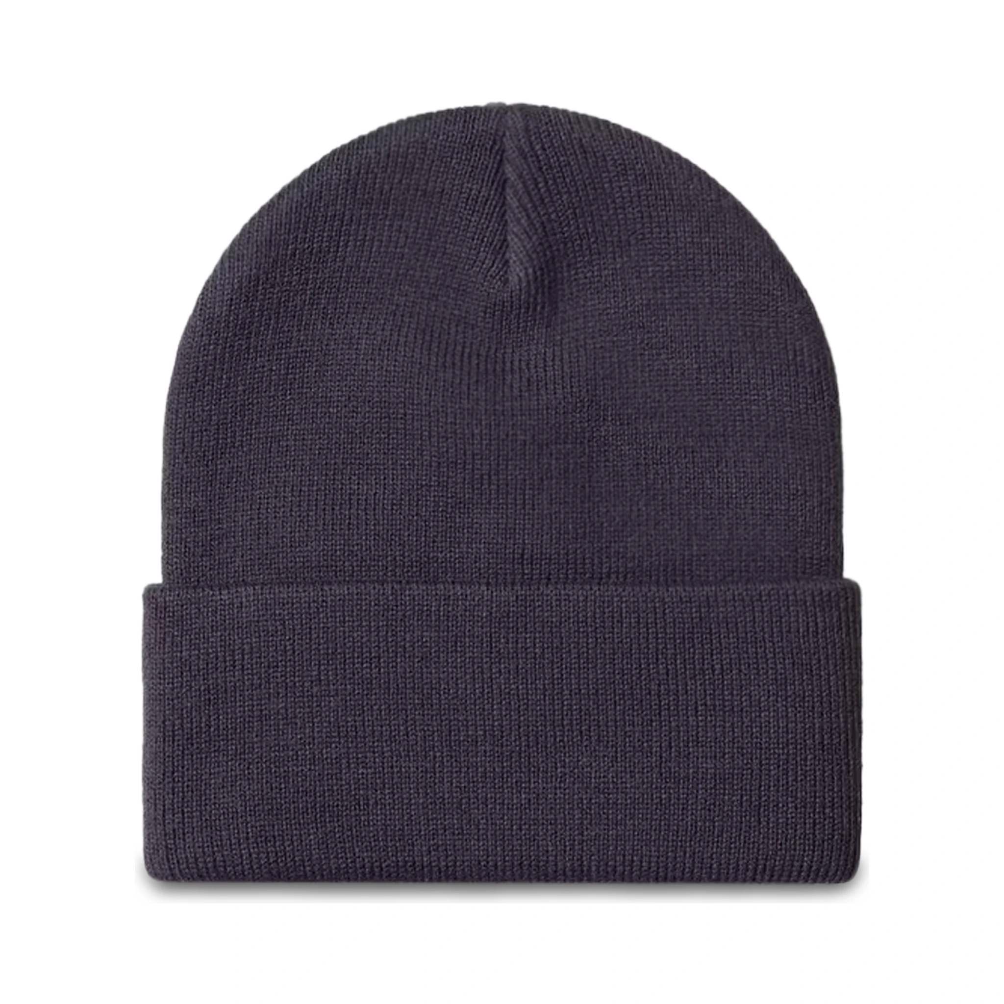 Mens Heather Acrylic Watch Brand-patch Beanie Hat