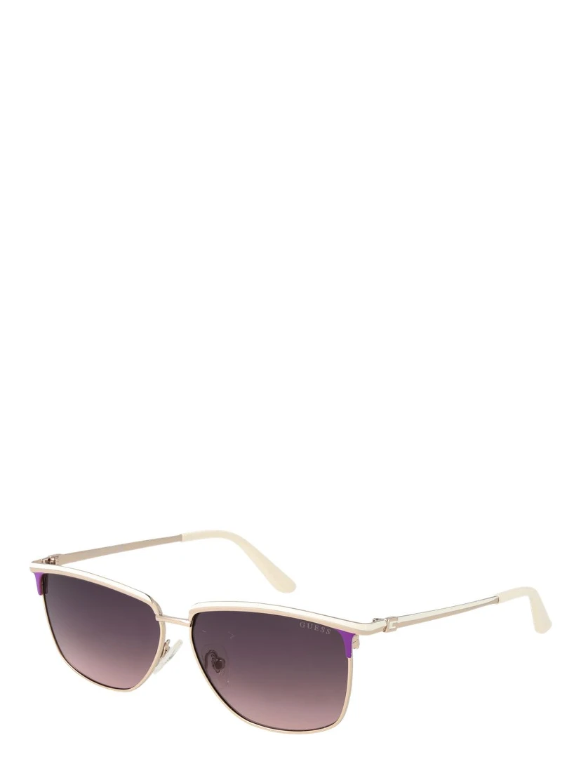White Metal Sunglasses