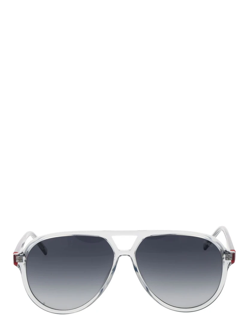 Gray Stainless Steel Sunglasses