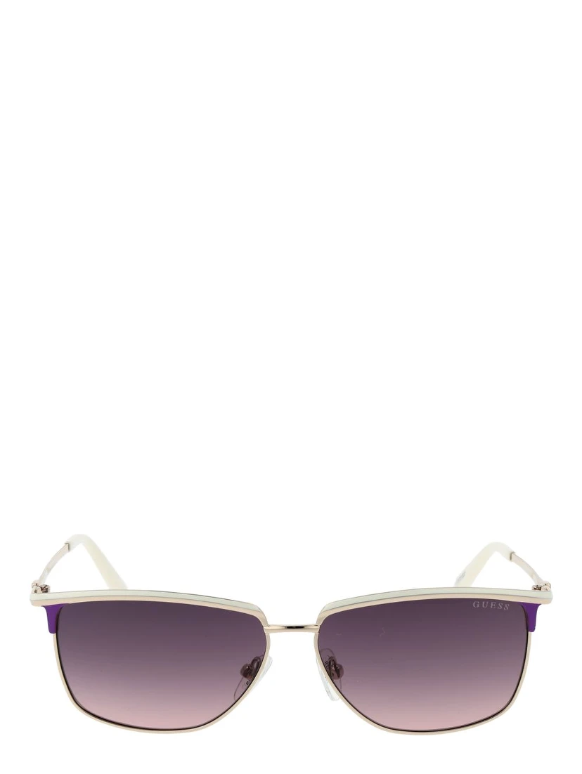 White Metal Sunglasses