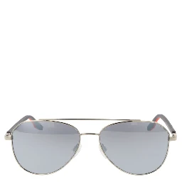 Silver Rubber Sunglasses
