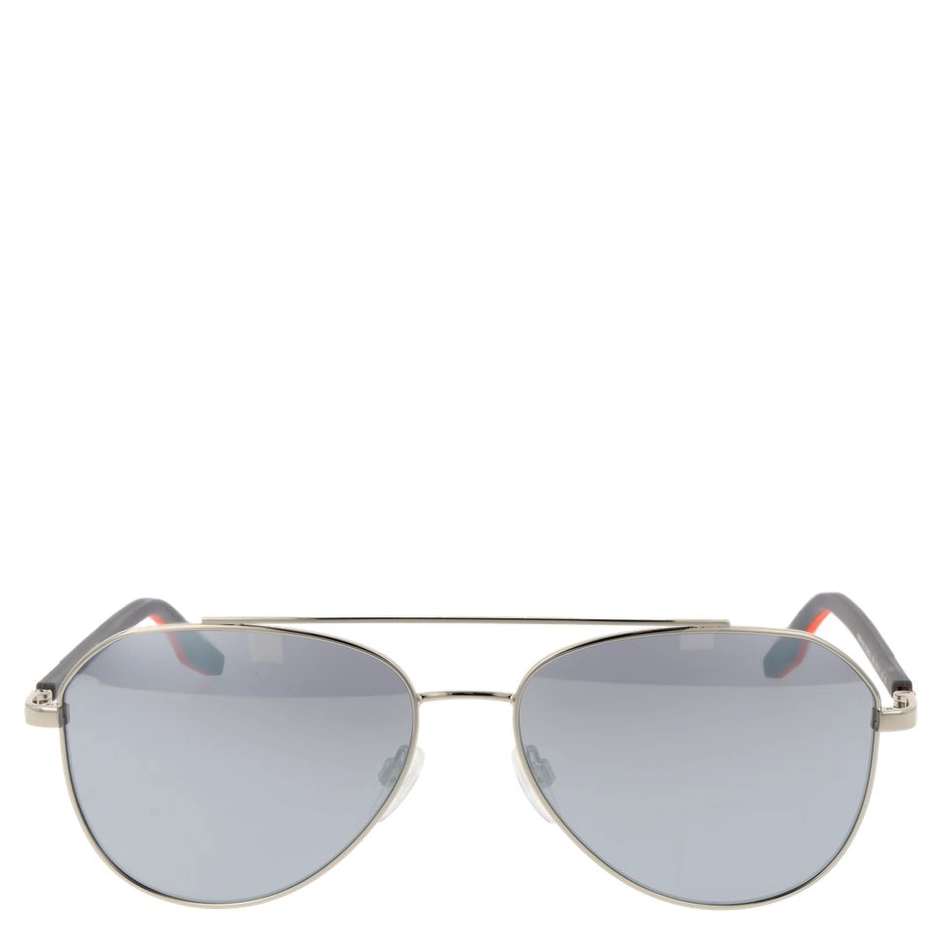 Silver Rubber Sunglasses