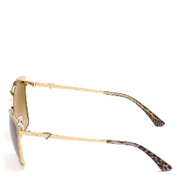 Beige Metal Sunglasses
