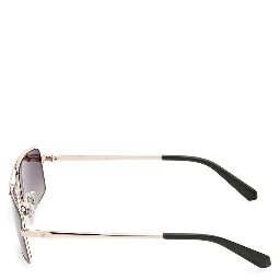 Green Metal Sunglasses