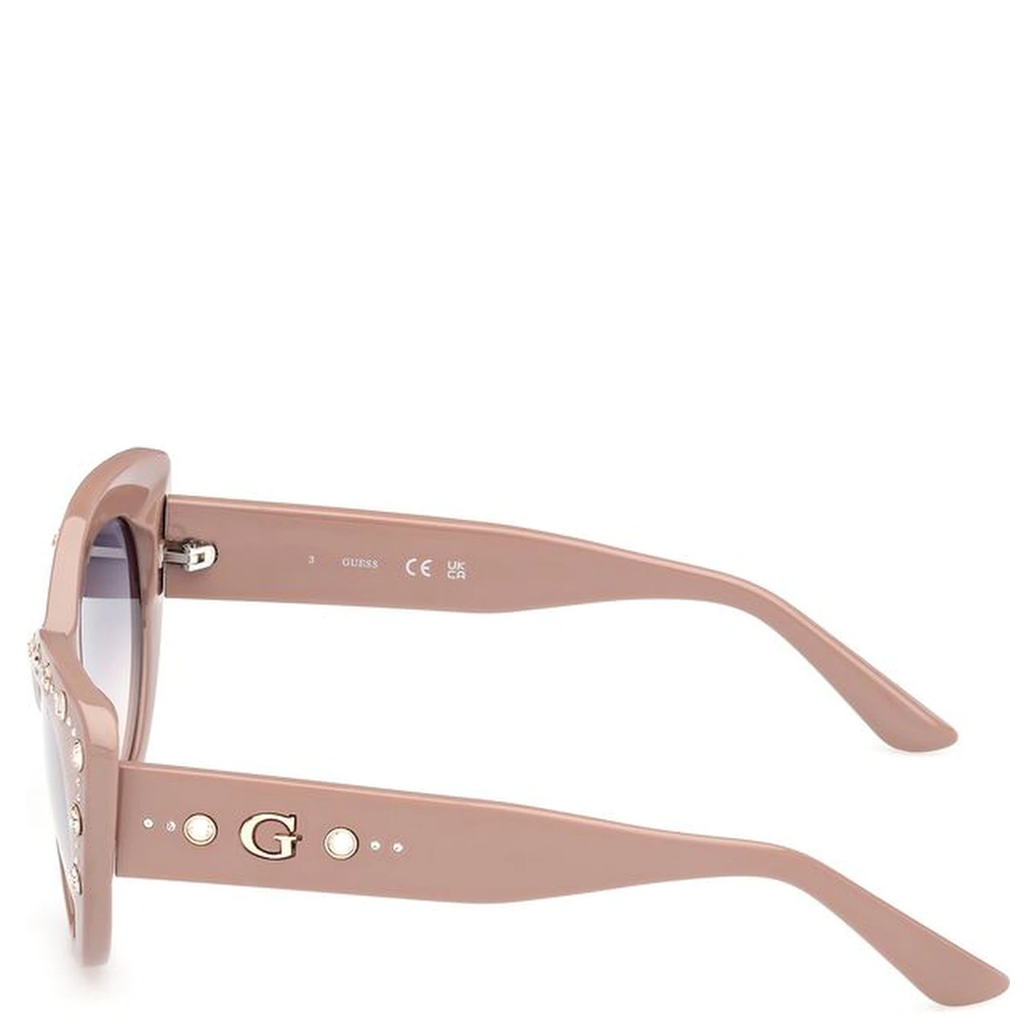 Beige Resin Sunglasses