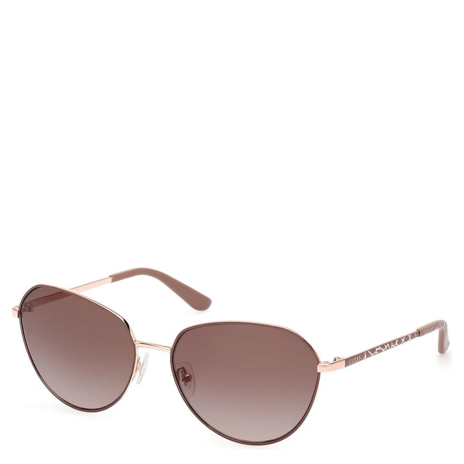 Beige Metal Sunglasses