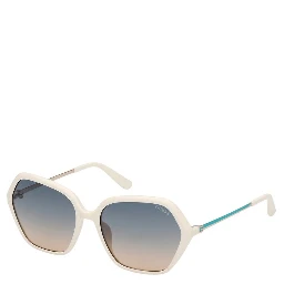 White Resin Sunglasses