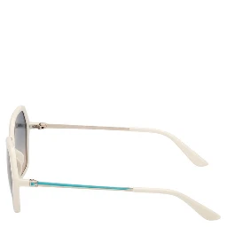 White Resin Sunglasses