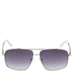 Gray Metal Sunglasses