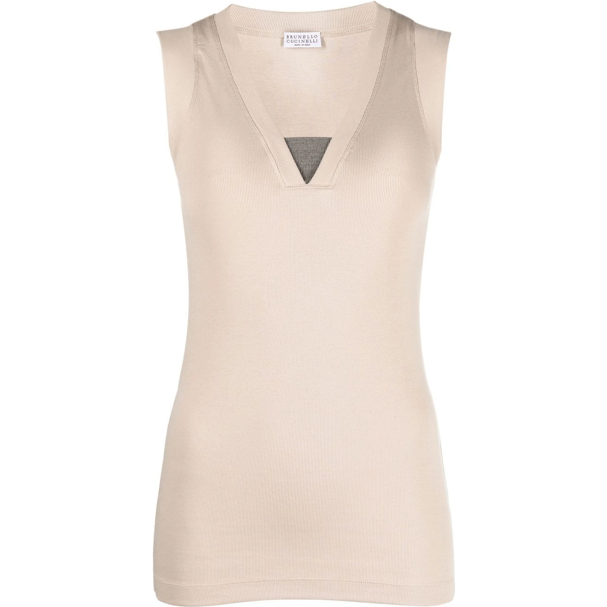 Brunello Cucinelli Top Beige