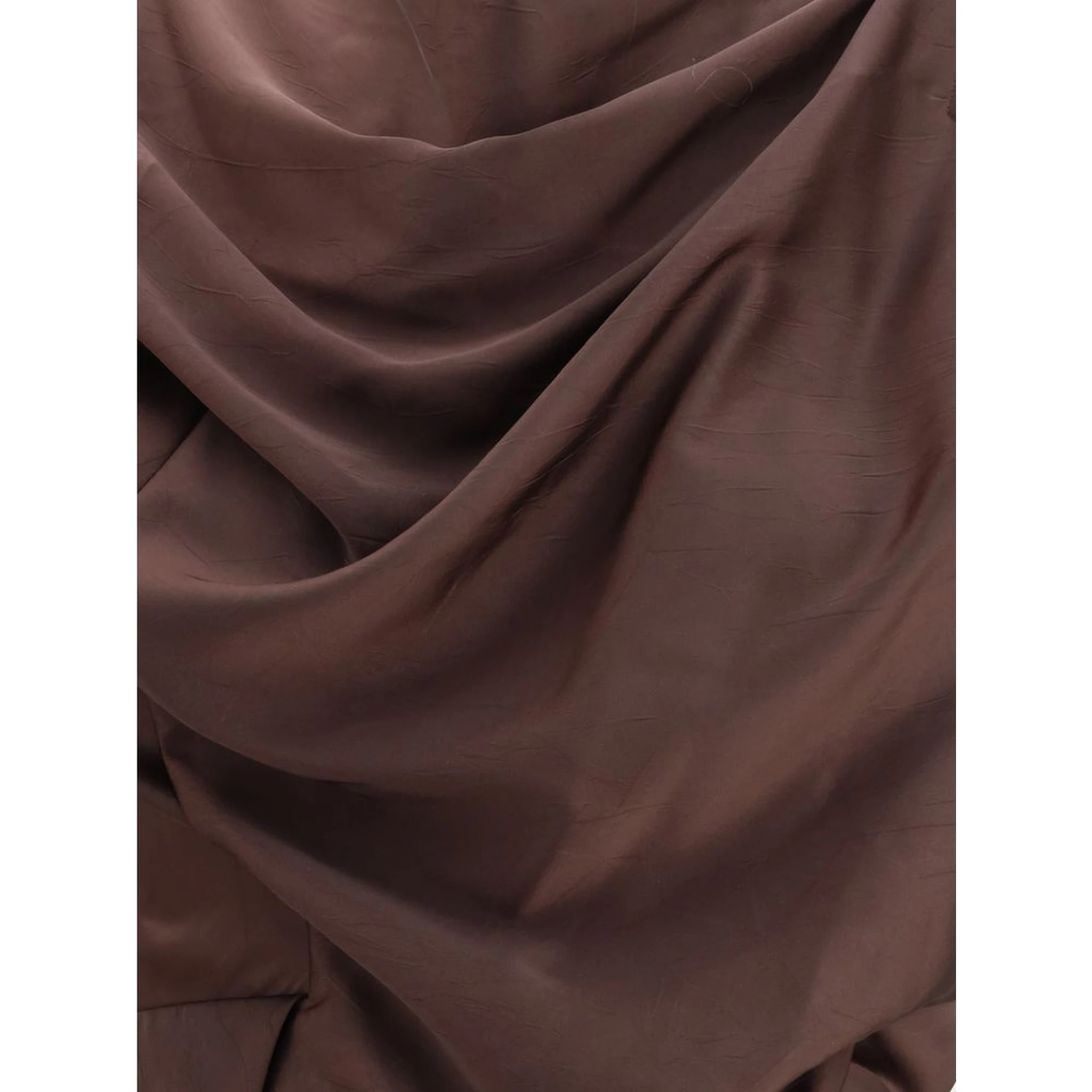 Brown Polyester Cocktail Dress