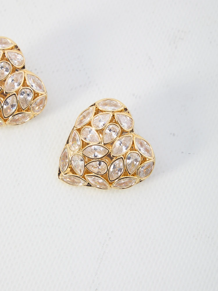 Embellished Heart earrings alternative