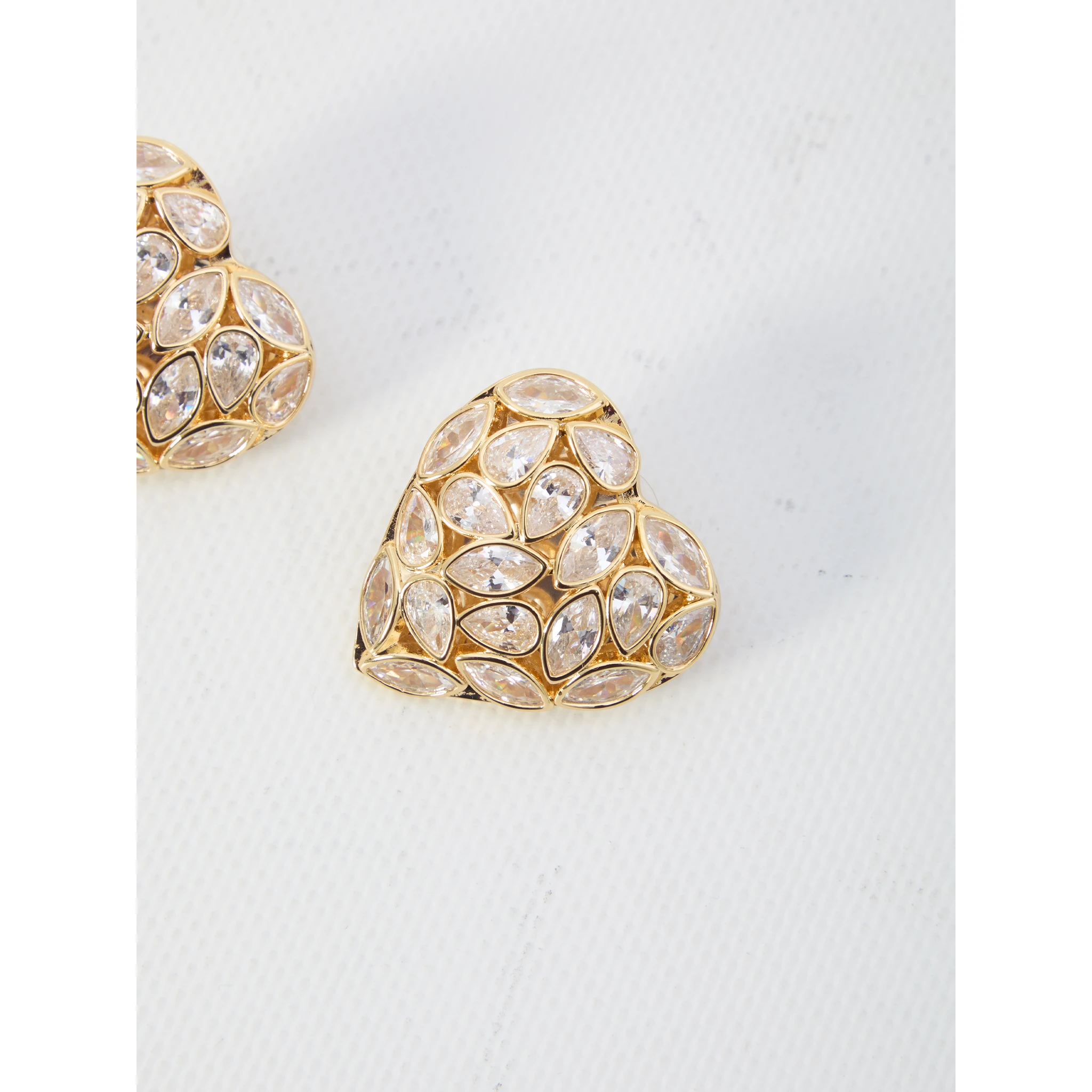 Embellished Heart earrings