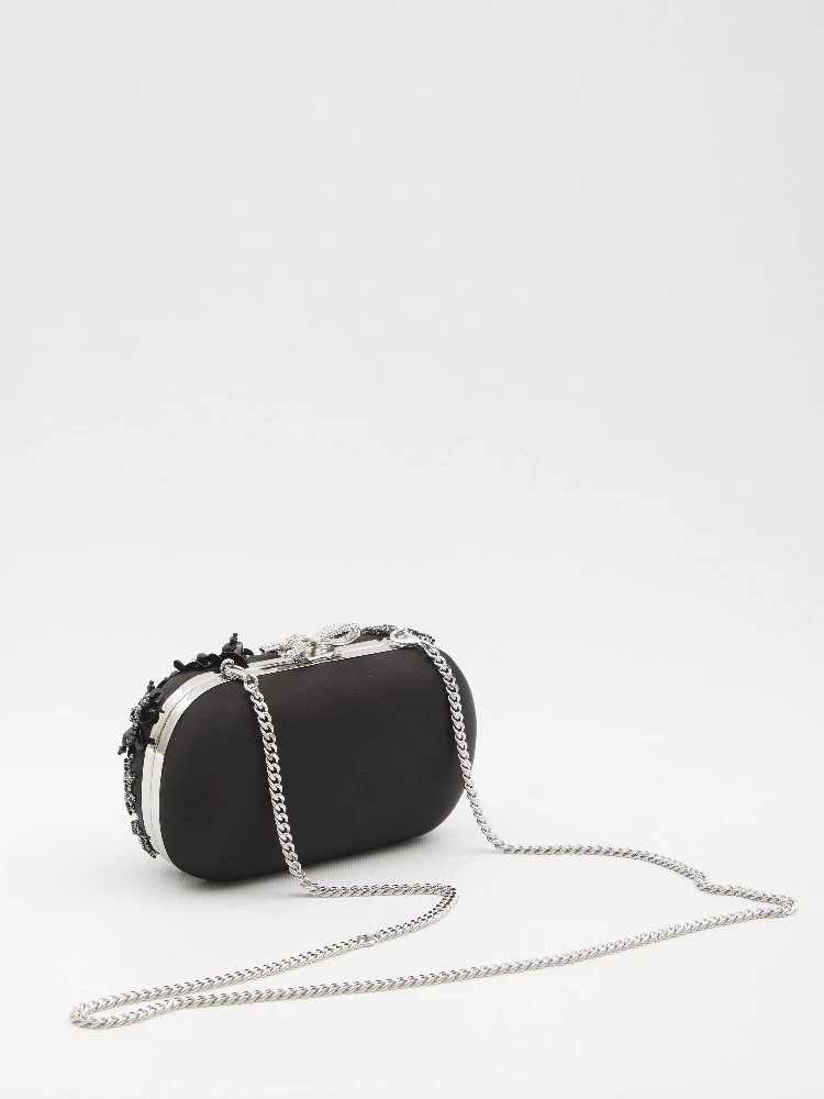 Floral crystal clutch bag alternative