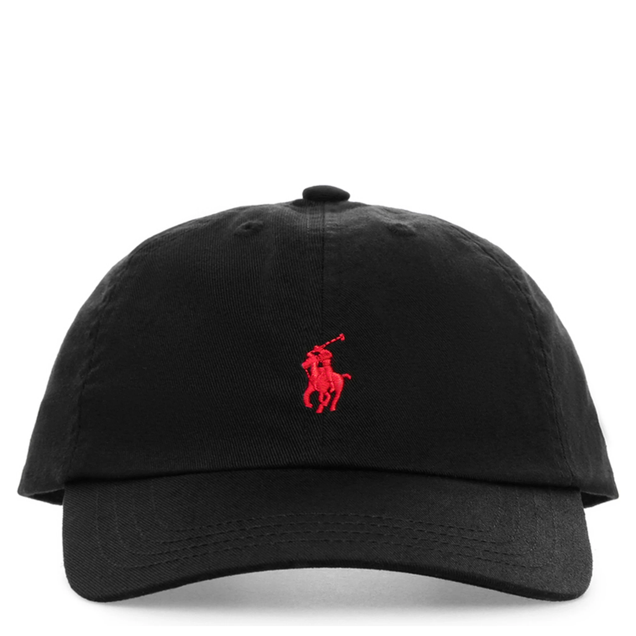 Black Baseball Cap with Logo Embroidery in Cotton Boy