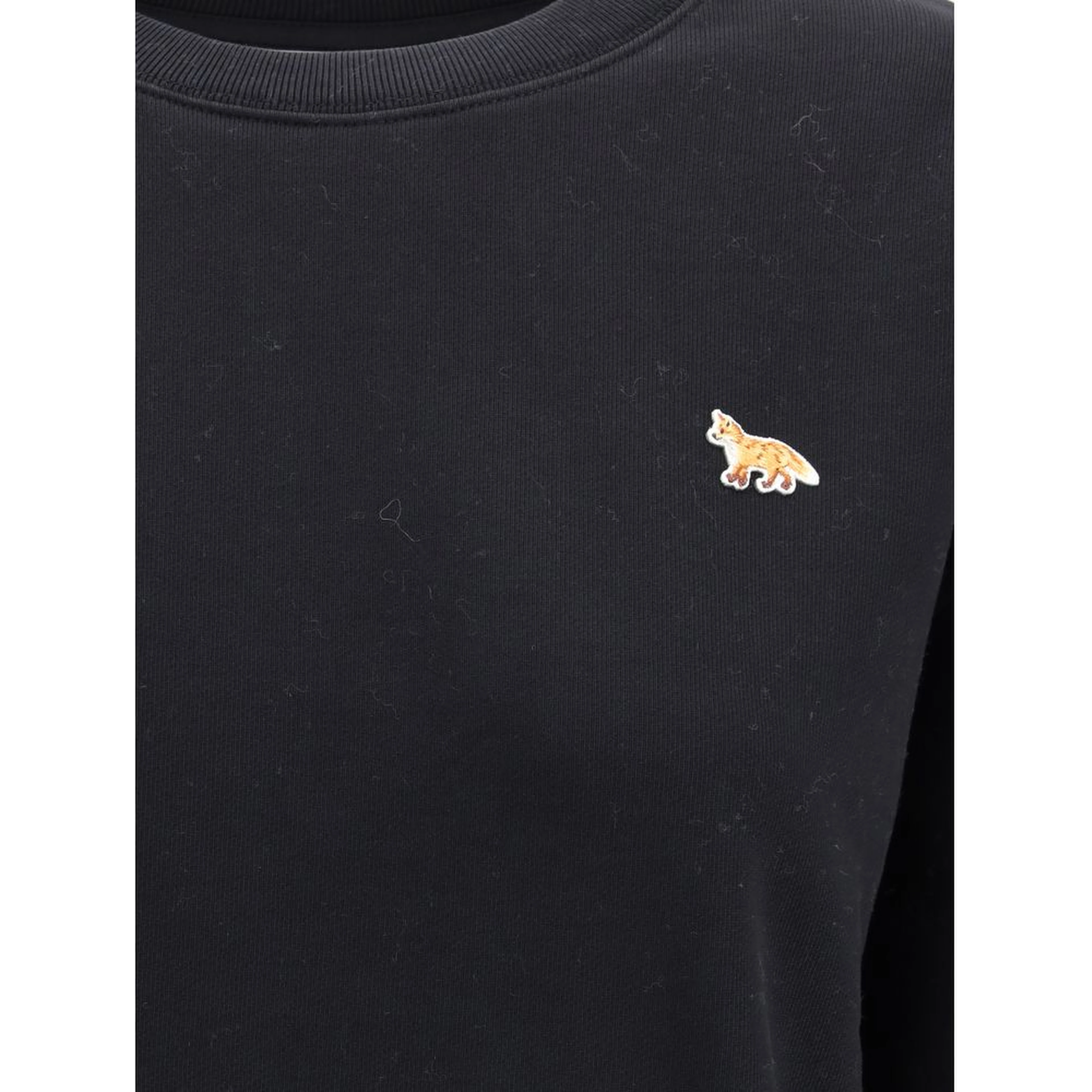 Black Cotton Sweatshirt