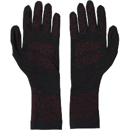 Black DG Logo Cotton Hands Mitten Men Gloves