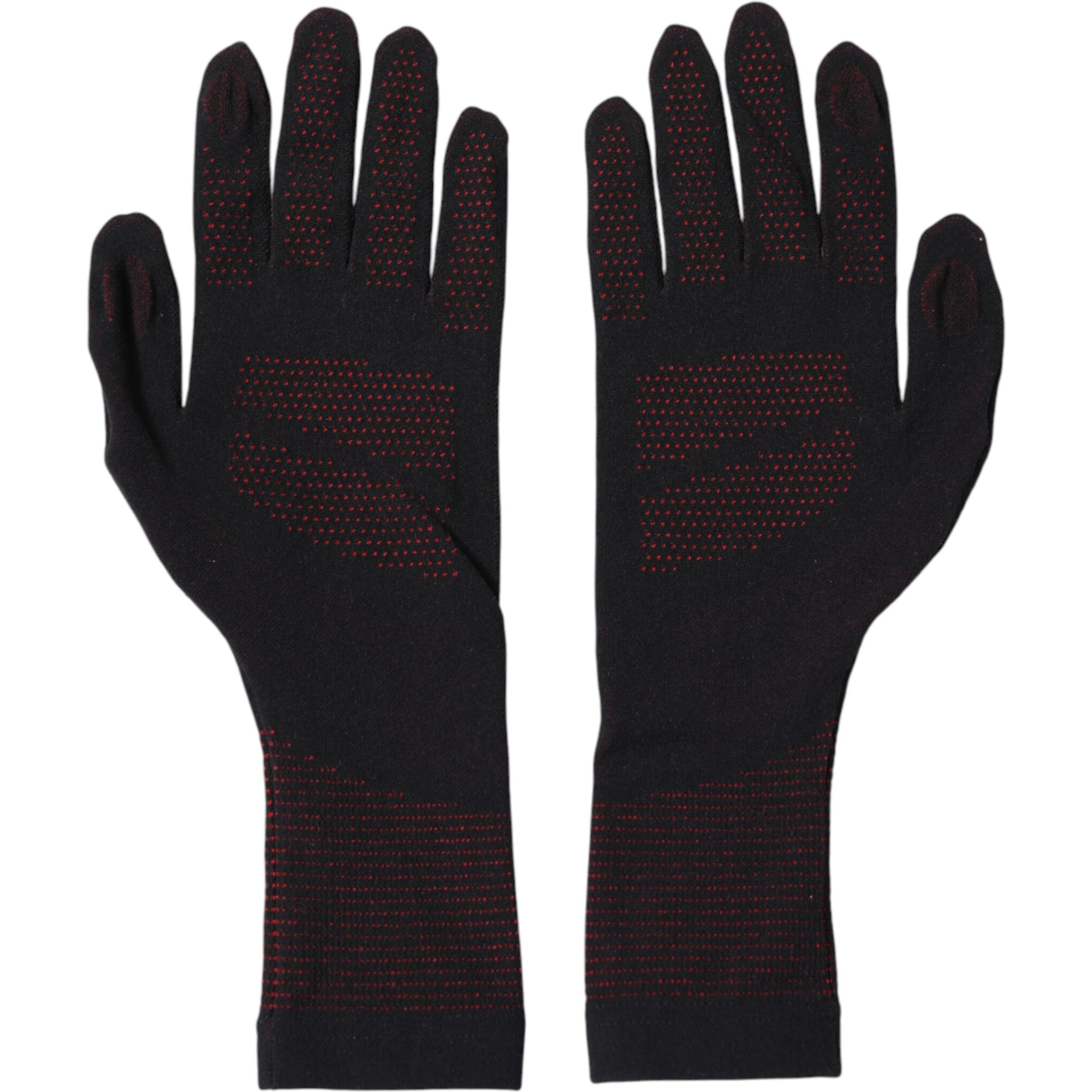 Black DG Logo Cotton Hands Mitten Men Gloves