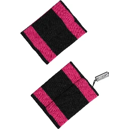 Black Pink DG Logo Cashmere 1 Pair Wristband