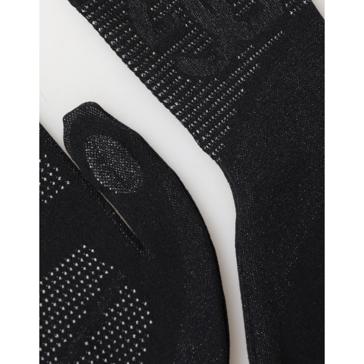 Black DG Logo Cotton Hands Mitten Men Gloves