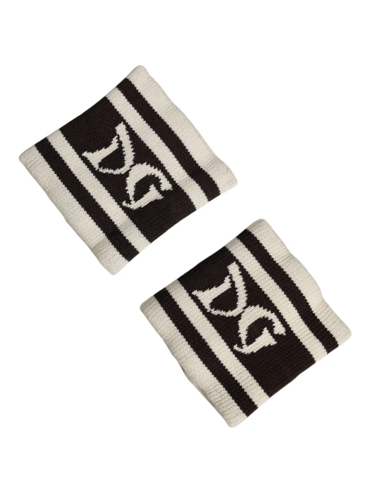 Black White DG Logo Cotton 1 Pair  Wristband alternative