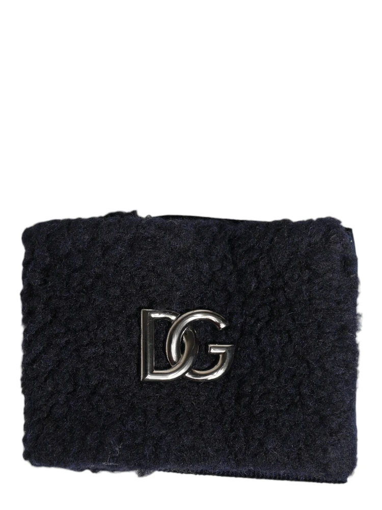 Black Polyester Logo Plaque Men One Size Wristband alternative