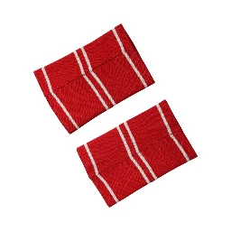 Red White DG Logo Cotton 1 Pair One SIze Wristband