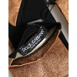 Brown Black Wool Elbow Length Mitten Men Gloves