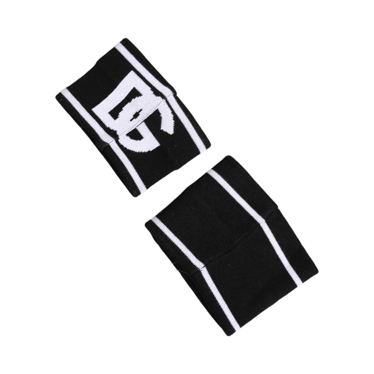 Black White DG Logo Cotton 1 Pair One Wristband