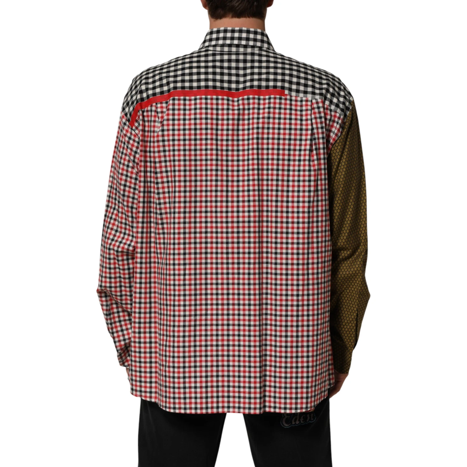 Multicolor Cotton Collared Checkered Shirt
