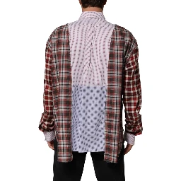 Multicolor Cotton Collared Checkered Shirt