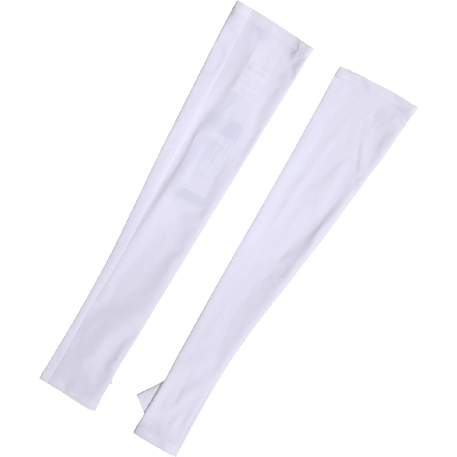 White Nylon Fingerless Elbow Length Women Gloves