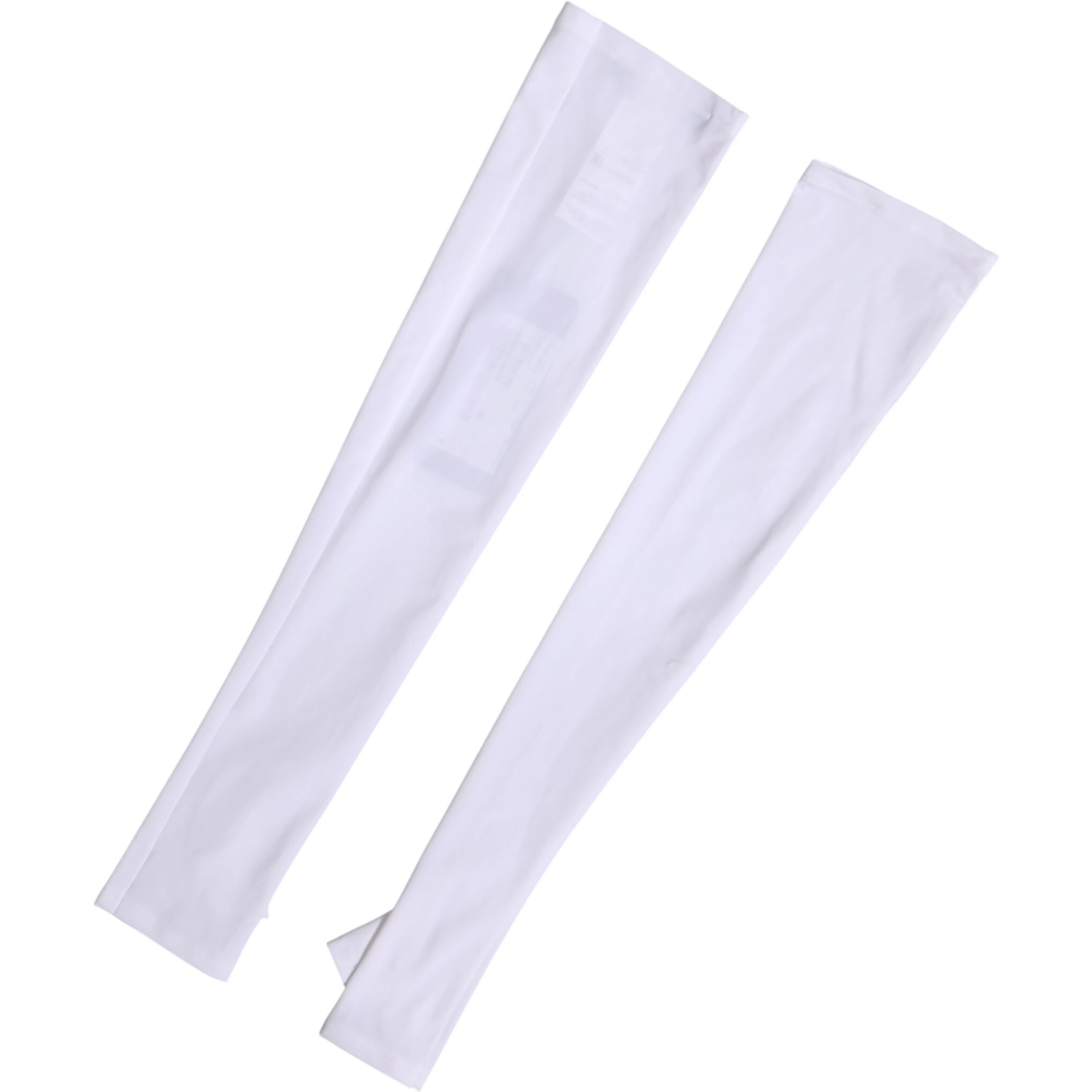 White Nylon Fingerless Elbow Length Women Gloves