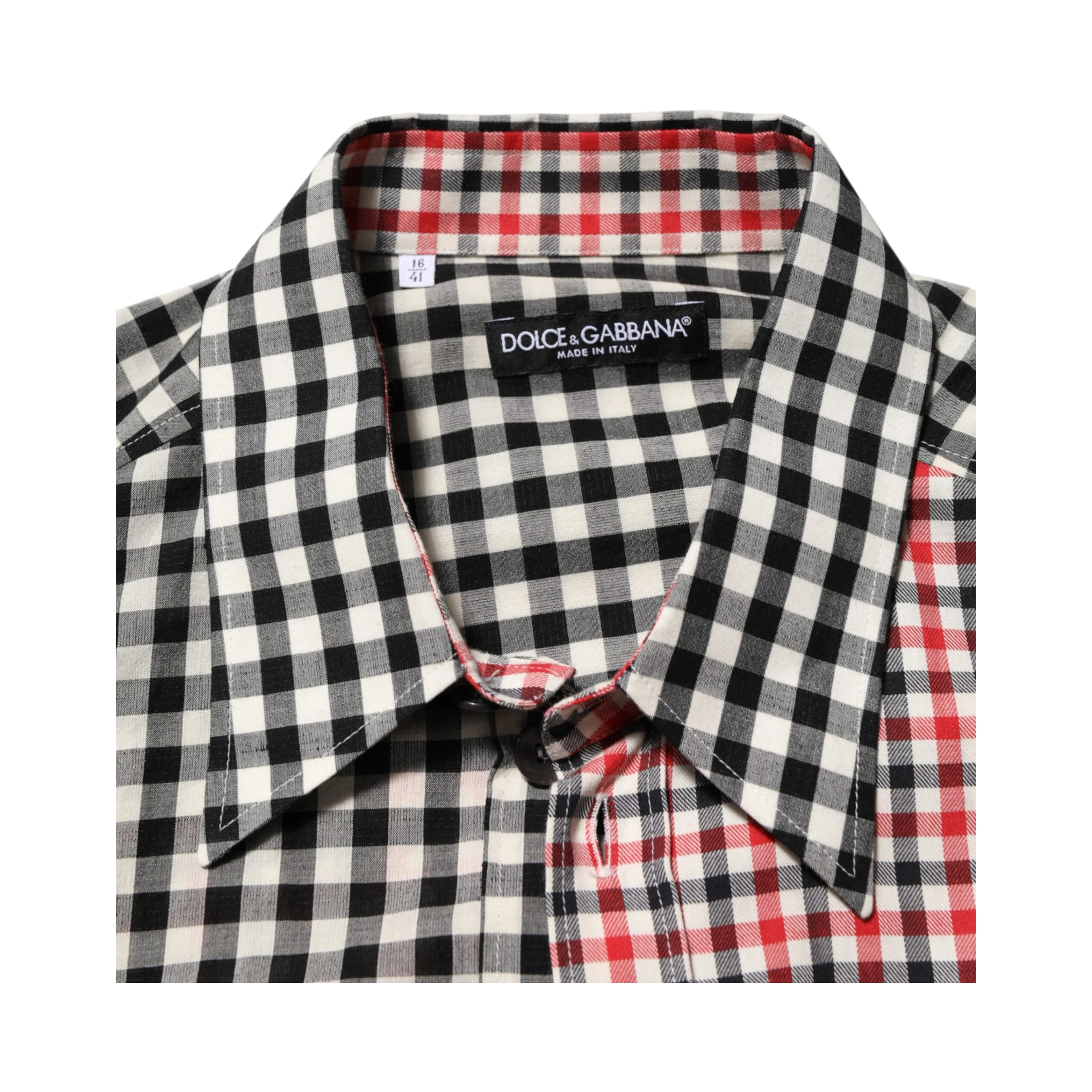 Multicolor Cotton Collared Checkered Shirt