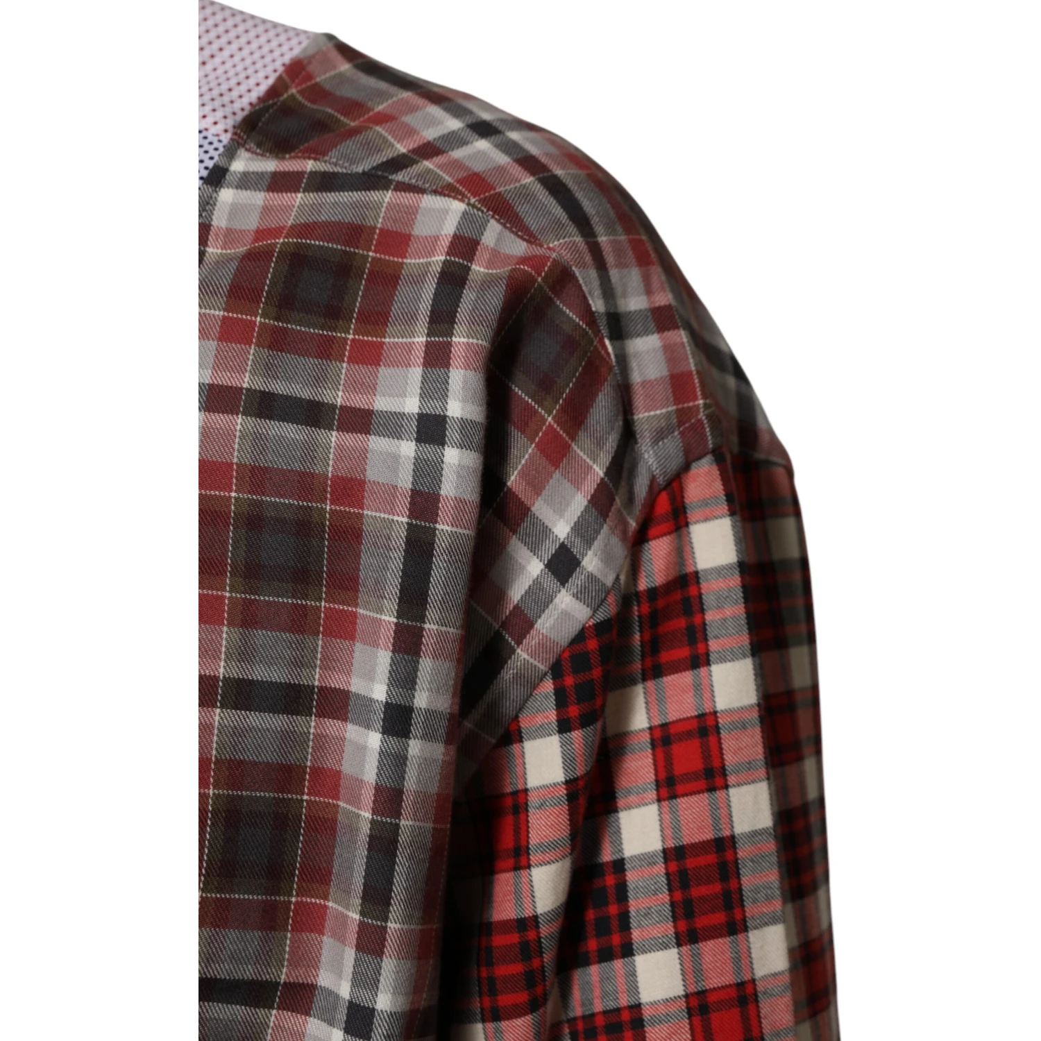 Multicolor Cotton Collared Checkered Shirt