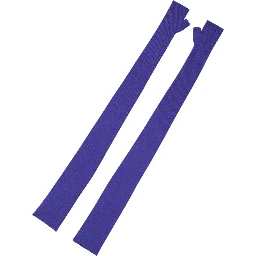 Violet Wool Fingerless Elbow Length Mitten Gloves