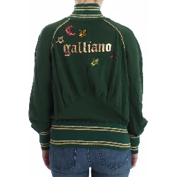 Green Mock Zip Cardigan Sweatshirt Sweater Jacket