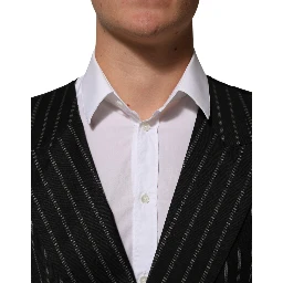 Black Stripes Wool Dress Men Waistcoat Vest